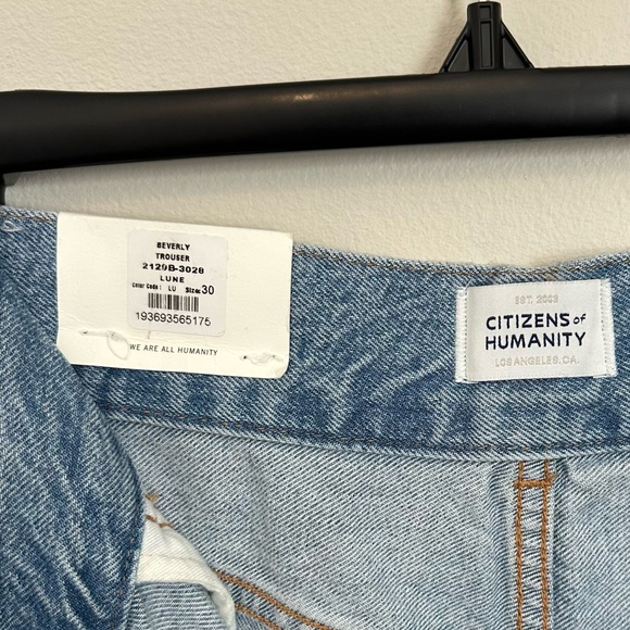Evereve Citizens of Humanity Beverly Jeans Size 30 Wide Leg Denim High Rise NWT - Picture 6 of 14